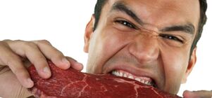 Eating a man of meat to increase potency